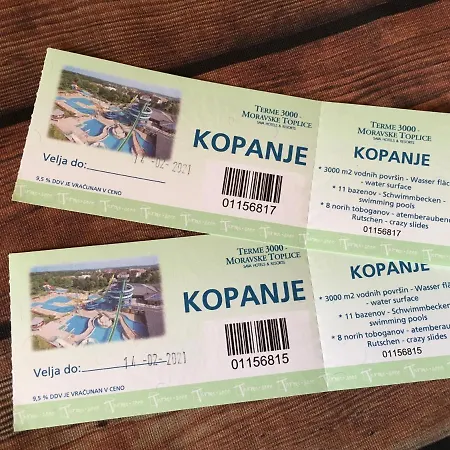 Apartma Trobentica 23 Two Tickets-terme 3000 * Moravske-Toplice